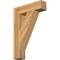 Ekena Millwork Traditional Block Rough Sawn Bracket, Western Red Cedar, 6"W x 26"D x 38"H BKT06X26X38TRA05RWR - alternate 1